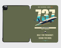 Thumbnail for Boeing 737-800 NG design on green army ipad tablet case