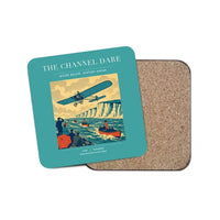 Thumbnail for The Channel Dare - Designed Coasters design on turquoise 1-piece