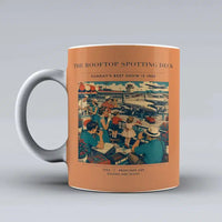 Thumbnail for VINTAGE G4221 - The Rooftop Spotting Deck - Ceramic Mug design on orange
