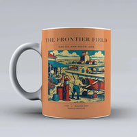 Thumbnail for VINTAGE G4034 - The Frontier Field - Ceramic Mug design on orange
