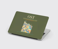 Thumbnail for Ostend-Bruges International Airport (OST) design on green army MacBook case