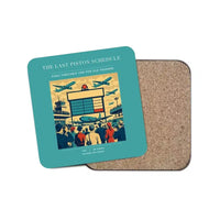 Thumbnail for The Last Piston Schedule - Designed Coasters design on turquoise 1-piece