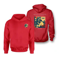 Thumbnail for VINTAGE G4514 - The Radio Room Watch - Double-Side Hoodie design on red double side