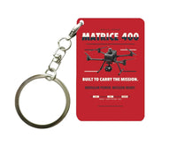Thumbnail for DJI Matrice 400 Key Chain design on red key chain