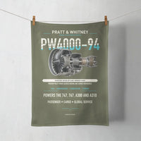 Thumbnail for PW4000-94 design on green army towel