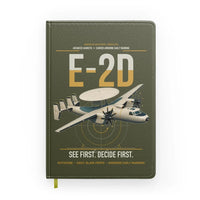 Thumbnail for E-2D Advanced Hawkeye design on green army notebook