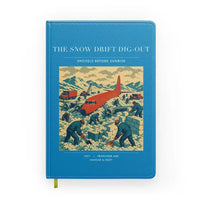 Thumbnail for VINTAGE G4355 - The Snow Drift Dig-Out - Designed Notebooks design on turquoise