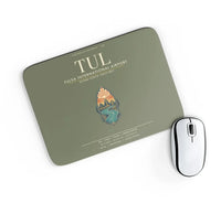 Thumbnail for Tulsa International Airport (TUL) design on green army rectangle mouse pad