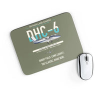 Thumbnail for DHC-6 Twin Otter Classic 300-G design on green army rectangle mouse pad