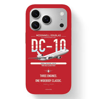 Thumbnail for McDonnell Douglas DC-10 design on red magsafe iphone case, for iPhone 17 Pro