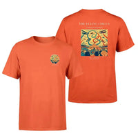 Thumbnail for VINTAGE G4026 - The Flying Circus - Double-Side T-Shirt design on orange double side t shirt