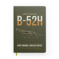 Thumbnail for B-52H Stratofortress design on green army notebook