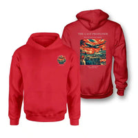Thumbnail for VINTAGE G4112 - The Last Propliner - Double-Side Hoodie design on red double side
