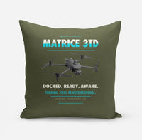 Thumbnail for DJI Matrice 3TD design on green army pillow