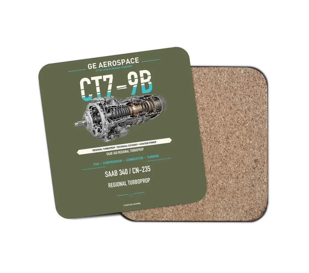 CT7-9B design on green army 1 piece coaster