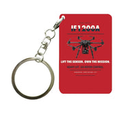 Thumbnail for Inspired Flight IF1200A Key Chain design on red key chain