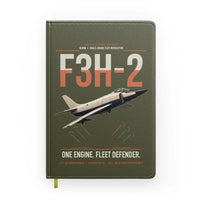 Thumbnail for F3H-2 Demon design on green army notebook