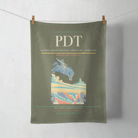 Thumbnail for Eastern Oregon Regional Airport (PDT) design on green army towel