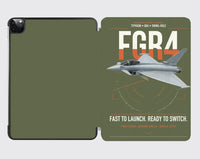 Thumbnail for Eurofighter Typhoon FGR4 design on green army ipad tablet case