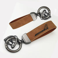 Thumbnail for Go First Horseshoe Buckle key chain, Camel
