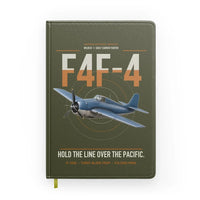 Thumbnail for F4F-4 Wildcat design on green army notebook