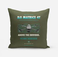 Thumbnail for DJI Matrice 4T design on green army pillow