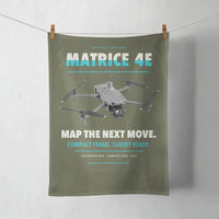 Thumbnail for DJI Matrice 4E design on green army towel
