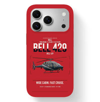 Thumbnail for Bell 429 design on red magsafe iphone case, for iPhone 17 Pro
