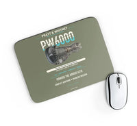 Thumbnail for PW6000 design on green army rectangle mouse pad