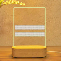 Thumbnail for Pilot Epaulettes (Silver) 2 Lines Designed Night Lamp - view 14