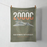 Thumbnail for Dassault Mirage 2000C RDI design on green army towel