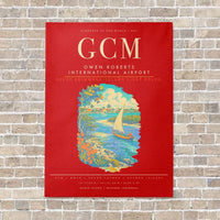 Thumbnail for Owen Roberts International Airport GCM - Canvas Framed - Red