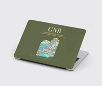 Thumbnail for Grenoble-Isère Airport (GNB) design on green army MacBook case