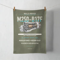 Thumbnail for M250-B17F design on green army towel