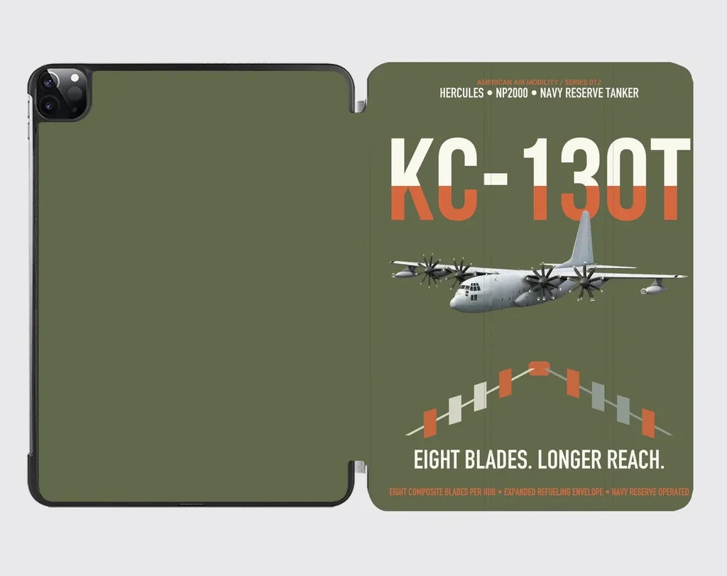 KC-130T NP2000 design on green army ipad tablet case
