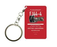 Thumbnail for FJ44-4 Key Chain design on red key chain