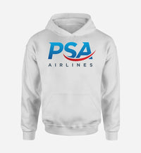 Thumbnail for PSA Airlines logo printed on white hoodie