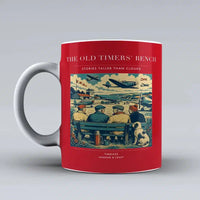Thumbnail for VINTAGE G4140 - The Old Timers' Bench - Ceramic Mug design on red