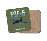 Thumbnail for F9F-5 Panther design on green army 1 piece coaster