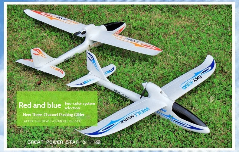 F959s Three-Channel Push-Back High-Speed Glider Six-Axis Gyroscope Remote Control Aircraft Plane Rc Model Toy - view 18