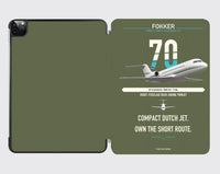 Thumbnail for Fokker 70 design on green army ipad tablet case