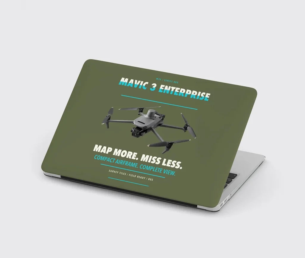 DJI Mavic 3 Enterprise design on green army MacBook case