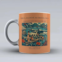 Thumbnail for VINTAGE G4270 - The Lagoon School Bus - Ceramic Mug design on orange