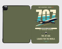 Thumbnail for Boeing 707-320C design on green army ipad tablet case