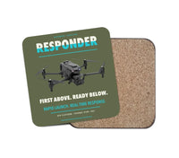 Thumbnail for BRINC Responder design on green army 1 piece coaster
