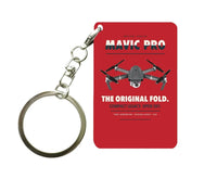 Thumbnail for DJI Mavic Pro Key Chain design on red key chain