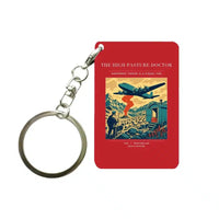 Thumbnail for VINTAGE G4348 - The High Pasture Doctor - Designed Key Chain design on red