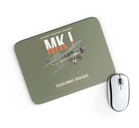 Thumbnail for Fairey Swordfish Mk I design on green army rectangle mouse pad