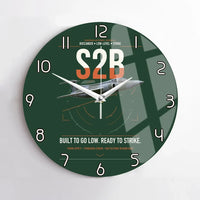 Thumbnail for Blackburn Buccaneer S2B design on dark green no frame wall clock