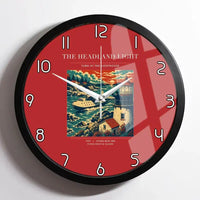 Thumbnail for VINTAGE G4078 - The Headland Light - Designed Wall Clocks design on red framed